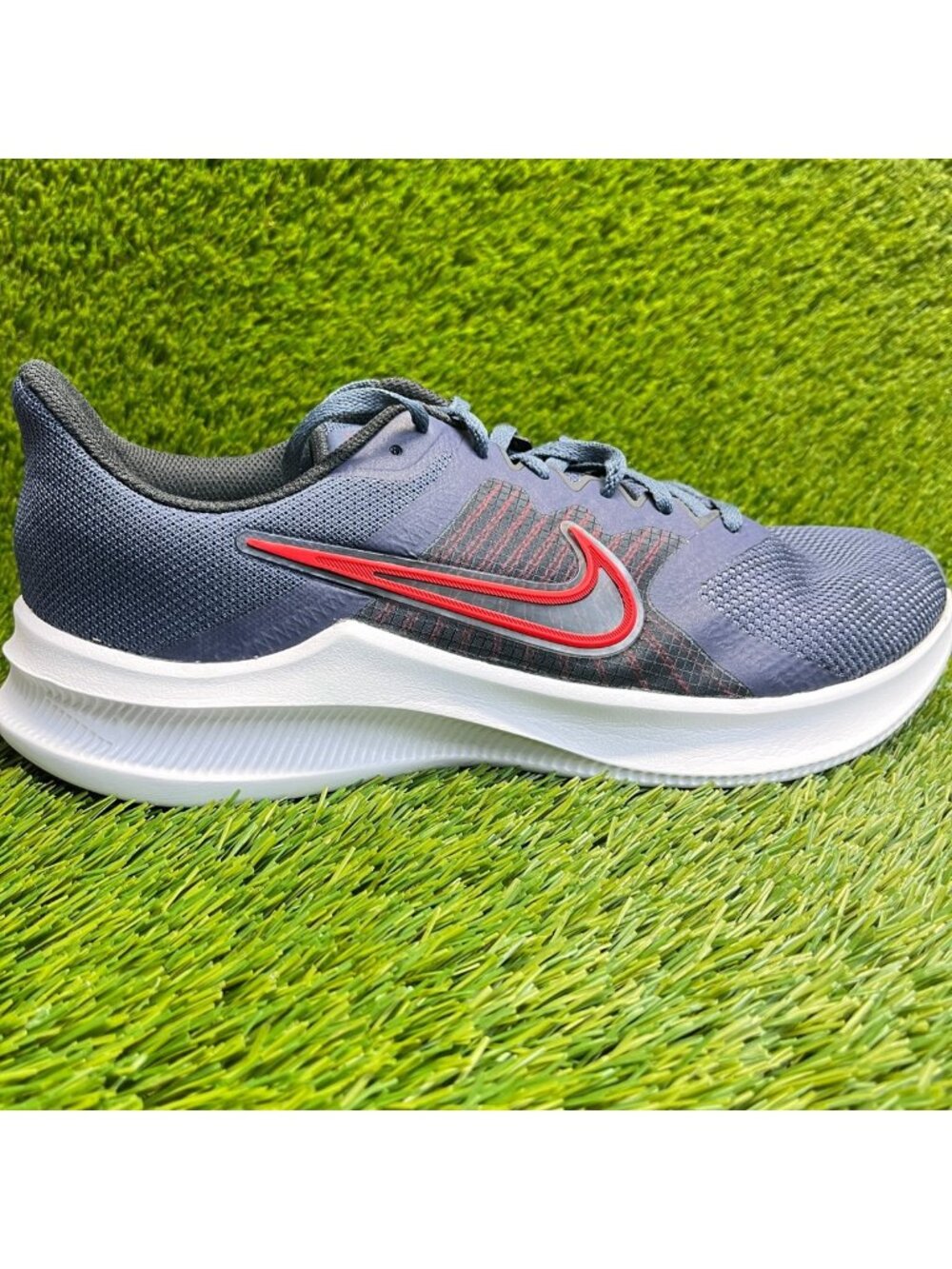 Nike Downshifter 11 Mens Size 11.5 Blue White Athletic Running Shoes Sneakers
